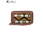 MW119 W003 Montana West Aztec Collection Wallet Brown