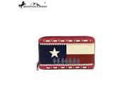 MW219 W003 Montana West Texas Pride Collection Wallet Red