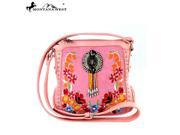 MW290 8295 Montana West Embroidered Collection Messsenger Bag Pink
