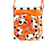 K 8200 Flower Style Polka Dot Cross Body Bag