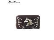 MW205 W003 Montana West Horse Collection Wallet Coffee
