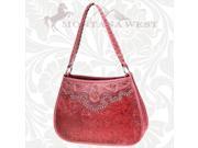 CA 8203 Cheyenne Autumn Collection Trinity Ranch Handbag Red