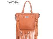 TR10 8359 Montana West Trinity Ranch Fringe Design Handbag Brown