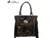 MW109 8561 Western Aztec Collection Handbag Black