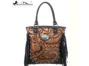 MW109 8561 Western Aztec Collection Handbag Brown