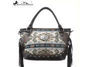 MW109 8321 Western Aztec Collection Handbag Turquoise
