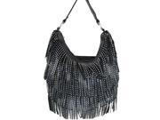 CA1601 Rhinestone Fringe Fashion Hobo Bag