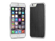 Cover Up WoodBack Real Wood Clear Case for iPhone 6 Blackened Ash