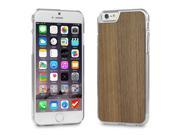 Cover Up WoodBack Real Wood Clear Case for iPhone 6 Walnut