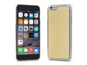 Cover Up WoodBack Real Wood Clear Case for iPhone 6 Plus White Ash