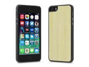 Cover Up WoodBack Real Wood Matte Black Case for iPhone 5 5s Bamboo