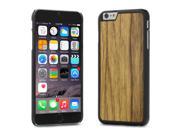Cover Up WoodBack Real Wood Matte Black Case for iPhone 6 Plus Black Limba