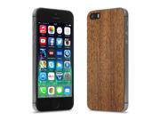 Cover Up WoodBack Real Wood Skin for iPhone 5 5s Mahogany