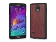 Cover Up WoodBack Real Wood Snap Case for Samsung Galaxy Note 4 Purpleheart