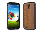 Cover Up WoodBack Real Wood Snap Case for Samsung Galaxy S4 Mahogany