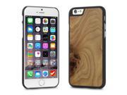Cover Up WoodBack Real Wood Matte Black Case for iPhone 6 Carpathian Elm Burl