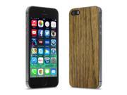 Cover Up WoodBack Real Wood Skin for iPhone 5 5s Black Limba