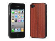 Cover Up WoodBack Real Wood Snap Case for iPhone 4 4s Padauk