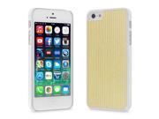 Cover Up WoodBack Real Wood Matte White Case for iPhone 5 5s White Ash
