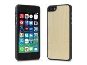 Cover Up WoodBack Real Wood Matte Black Case for iPhone 5 5s Maple