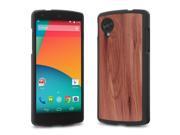 Cover Up WoodBack Real Wood Snap Case for Google Nexus 5 Cedar
