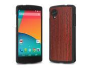 Cover Up WoodBack Real Wood Snap Case for Google Nexus 5 Padauk
