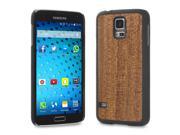 Cover Up WoodBack Real Wood Snap Case for Samsung Galaxy S5 Mahogany