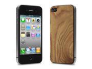 Cover Up WoodBack Real Wood Skin for iPhone 4 4s Carpathian Elm Burl