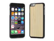 Cover Up WoodBack Real Wood Matte Black Case for iPhone 6 Plus Maple