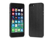 Cover Up WoodBack Real Wood Matte Black Case for iPhone 5 5s Blackened Ash