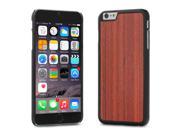 Cover Up WoodBack Real Wood Matte Black Case for iPhone 6 Plus Padauk