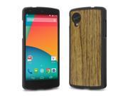 Cover Up WoodBack Real Wood Snap Case for Google Nexus 5 Black Limba