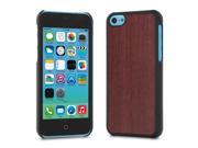 Cover Up WoodBack Real Wood Snap Case for iPhone 5c Purpleheart
