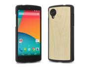 Cover Up WoodBack Real Wood Snap Case for Google Nexus 5 Maple