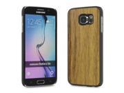 Cover Up WoodBack Real Wood Snap Case for Samsung Galaxy S6 Black Limba