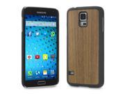 Cover Up WoodBack Real Wood Snap Case for Samsung Galaxy S5 Walnut