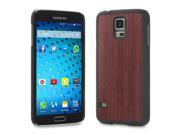 Cover Up WoodBack Real Wood Snap Case for Samsung Galaxy S5 Purpleheart