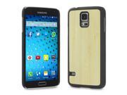Cover Up WoodBack Real Wood Snap Case for Samsung Galaxy S5 Bamboo