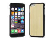 Cover Up WoodBack Real Wood Matte Black Case for iPhone 6 Plus Bamboo