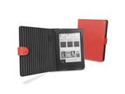 Cover Up Book Style Cover Case for Amazon Kindle 2014 7th Generation Red