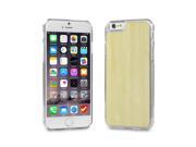Cover Up WoodBack Real Wood Clear Case for iPhone 6 Bamboo