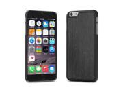 Cover Up WoodBack Real Wood Matte Black Case for iPhone 6 Plus Blackened Ash
