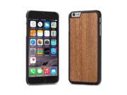 Cover Up WoodBack Real Wood Matte Black Case for iPhone 6 Plus Mahogany