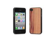 Cover Up WoodBack Real Wood Snap Case for iPhone 4 4s Cedar