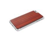 Cover Up WoodBack Real Wood Clear Case for iPhone 6 Plus Padauk