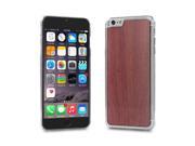 Cover Up WoodBack Real Wood Clear Case for iPhone 6 Plus Purpleheart
