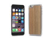 Cover Up WoodBack Real Wood Clear Case for iPhone 6 Plus Walnut