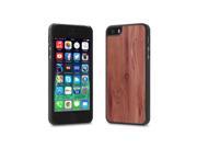 Cover Up WoodBack Real Wood Matte Black Case for iPhone 5 5s Cedar