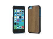 Cover Up WoodBack Real Wood Snap Case for iPhone 5c Walnut