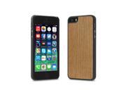 Cover Up WoodBack Real Wood Matte Black Case for iPhone 5 5s Cherry